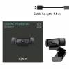 Logitech HD Pro Webcam C920 1920 x 1080 Webkamera Fortrådet