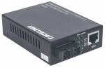 Intellinet   Single Mode Media Converter,  Base-T to 1000Base-Lx (SC) Single-Mode, 20km Fibermedieomformer Ethernet Fast Ethernet Gigabit Ethernet