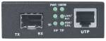 Intellinet   to SFP Media Converter,  Base-Tx to SFP slot, empty Fibermedieomformer