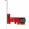 StarTech.com 4-Lane PCI Express to SFF-8643 Adapter for PCIe NVMe U.2 SSD - U.2 2.5 NVMe SSD Adapter (PEX4SFF8643) Interfaceadapter