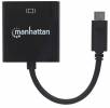 Manhattan Videointerfaceomformer HDMI / USB 8cm Sort