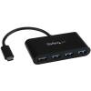 StarTech.com 4-Port USB-C Hub - Portable USB-C to 4x USB-A Hub - Bus-Powered USB 3.1 Gen 1 Type-C Hub - USB 3.0 Port Expander (HB30C4AB) Hub 4 porte USB