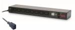 APC Switched Rack PDU Strømfordelingsenhed 8-stik 16A Sort 2.4m