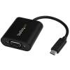 StarTech.com USB-C to VGA Adapter - 1920x1200 - USB C Adapter - USB Type C to VGA Monitor / Projector Adapter (CDP2VGASA) Ekstern videoadapter