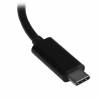 StarTech.com Adapter 24 pin USB-C han (input) -> 20 pin DisplayPort hun (output) 14 cm Sort