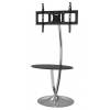 TECHly Floor Support with Round Base and Shelf Stativ LCD display 32-70