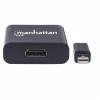 Manhattan Videoadapter DisplayPort / HDMI Sort