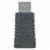 Manhattan USB 2.0 USB-C adapter Sort