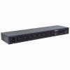 Intellinet 19 Intelligent  PDU, 19 Rackmountable C13 Intelligent Power Distribution Unit  Monitors Power, Temperature and Humidity (Euro 2-pin plug) Strømfordelingsenhed 8-stik Sort