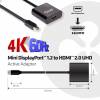 Club 3D Mini DisplayPort til HDMI 2.0 3D 4K60H