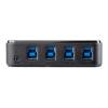 StarTech.com USB 3.0 Peripheral Sharing  - 4 USB 3.0 x 4 Computers - Mac / Windows / Linux - USB A/B  - USB  (HBS304A24A) Switch 4 porte USB