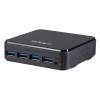 StarTech.com USB 3.0 Peripheral Sharing  - 4 USB 3.0 x 4 Computers - Mac / Windows / Linux - USB A/B  - USB  (HBS304A24A) Switch 4 porte USB