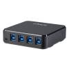 StarTech.com USB 3.0 Peripheral Sharing  - 4 USB 3.0 x 4 Computers - Mac / Windows / Linux - USB A/B  - USB  (HBS304A24A) Switch 4 porte USB