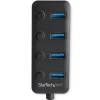 StarTech.com 4 Port USB 3.0 Hub - USB Type-A to 4x USB-A Individual On/Off Port es - SuperSpeed 5Gbps USB 3.1 Gen 1 - Bus Power (HB30A4AIB) Hub 4 porte USB