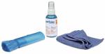 Manhattan LCD Cleaning Kit (mini), Alcohol-free, Includes Cleaning Solution (60ml), Brush and Microfibre Cloth, Ideal for use on monitors/laptops/keyboards/etc, Blister Rengøringsskærm til LCD-skærm