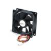 StarTech.com 80x25mm Ball Bearing Quiet Computer Case Fan w/ TX3 Connector - 3 pin case Fan - TX3 Fan - computer case Fan (FAN8X25TX3L) Ventilationspakke for system 1-pack 80 mm