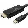 TECHly Video / audio / data kabel HDMI / USB 2m Sort