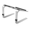 StarTech.com Adjustable Laptop Stand - Heavy Duty Steel & Aluminum - 3 Height Settings - Tilted - Ergonomic Laptop Riser for Desk (LTSTND) Stander