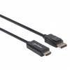 Manhattan Video/audiokabel DisplayPort / HDMI 1.8m Sort