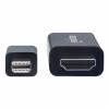 Manhattan Video/audiokabel DisplayPort / HDMI 1.8m Sort