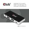 Club3D USB Type C 4-in-1 Hub Dockingstation