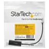 StarTech.com Adapter 24 pin USB-C han (input) -> 20 pin DisplayPort hun (output) Sort