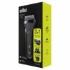 BRAUN Sort/grøn Shaver Shave&Style 300BT 3-in-1