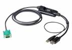 ATEN CV190 Kabel til tastatur / video / mus (KVM)