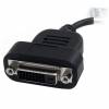 StarTech.com Adapter DisplayPort han -> DVI-D hun 20 cm Sort