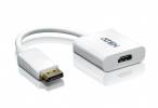 ATEN Video / lyd adapter DisplayPort / HDMI Hvid