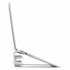 StarTech.com Laptop Stand, 2-in-1 Laptop Riser Stand or Vertical Stand, Ideal for Ultrabooks & MacBook Pro/Air up to , Ergonomic Angled Notebook Holder for Office Desk, Silver, Aluminum - Elevated Laptop Stand Stander