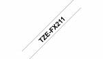 Brother TZe FX211 Fleksibel tape  (0,6 cm x 8 m) 1kassette(r)