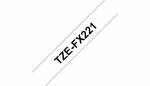 Brother TZe FX221 Fleksibel tape  (0,9 cm x 8 m) 1kassette(r)