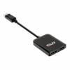 Club 3D CSV-7200 Video-/audiosplitter DisplayPort