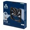 ARCTIC F12 Fan 1-pack Sort 120 mm