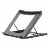 Manhattan Laptop and Tablet Stand, Adjustable (5 positions), Suitable for all tablets and laptops up to , Portable and Lightweight, Steel, Black, Lifetime Warranty Notebook/tabletstander 1-pack Sort