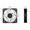 ARCTIC P14 PWM PST Fan 3-pack Sort 140 mm