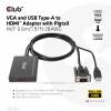 Club3D Adapter VGA + Usb-Typ-A > HDMI