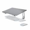 StarTech.com Laptop Stand for Desk, 5kg/11lb, Aluminum, Silver, Ergonomic (LAPTOP-STAND-SILVER) Stander