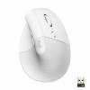 Logitech Lift Vertical Ergonomic Mouse Optisk Trådløs Hvid