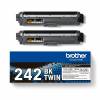 Brother TN 242 BKTWIN Sort 2500 sider Toner