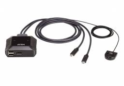 ATEN 2-Port USB-C 4K DisplayPort KVM S