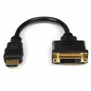 StarTech.com Videoadapter HDMI / DVI 20.32cm Sort