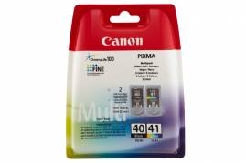 Canon PG 40 / CL-41 Multi Pack Sort Farve (cyan, magenta, gul) Blækbeholder 0615B043