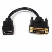 StarTech.com Videoadapter HDMI / DVI 20.32cm Sort