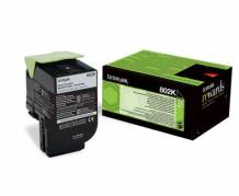 Lexmark 802K Sort 1000 sider Toner 80C20K0