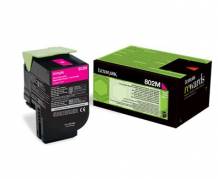 Lexmark 802M Magenta 1000 sider Toner 80C20M0