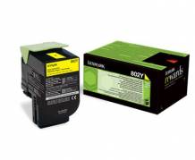 Lexmark 802Y Gul 1000 sider Toner 80C20Y0