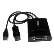 StarTech.com DisplayPort to DVI Adapter – Dual-Link – Active DVI-D Adapter for Your Monitor / Display - USB Powered – 2560x1600 (DP2DVID2) Video transformer