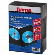 Hama DVD-ROM Slim Double Box Slim jewel case til lagring af DVD